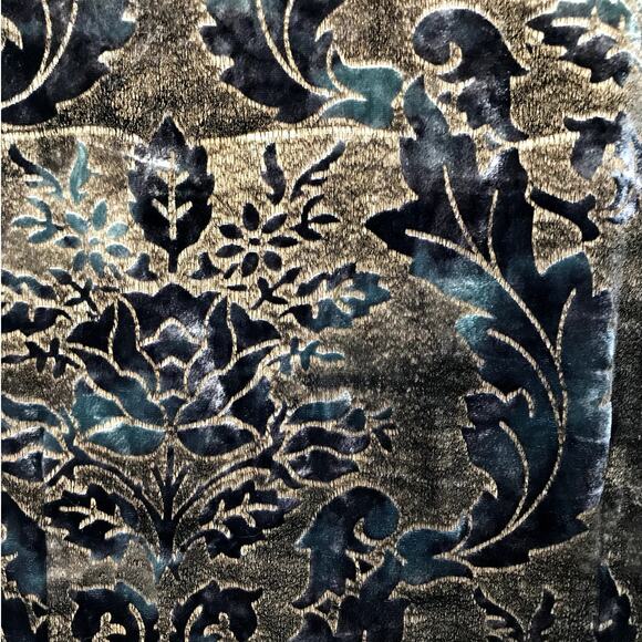 Citron Textured Velvet Robe - Duster - Iridescent and Colorful size M - Picture 6 of 14